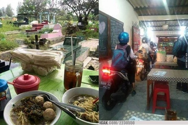 10 Warung Makan di Tempat Gak Masuk Akal, Bikin Tepok Jidat!