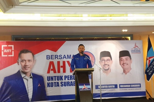 AHY Berharap Khofifah-Emil Ikut Menangkan MAJU