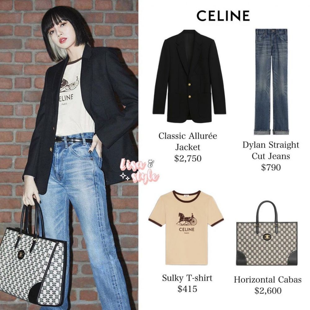 Kece Badai, 10 Harga Outfit Lisa BLACKPINK dalam Balutan Brand Celine