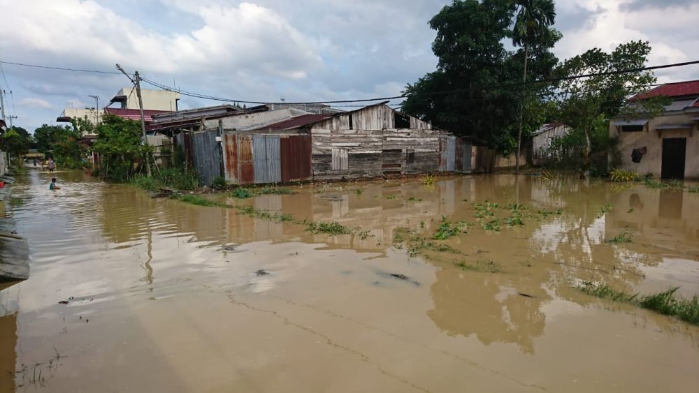 Banjir Tebing Tinggi, Inalum Bangun Posko dan Salurkan Bantuan Pangan