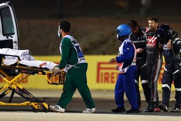 Formula 1: FIA Investigasi Kecelakaan Romain Grosjean di Bahrain