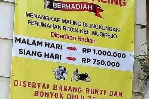Bikin yang Baca Heran, Ini 10 Tulisan Pengumuman Kocak di Tempat Umum