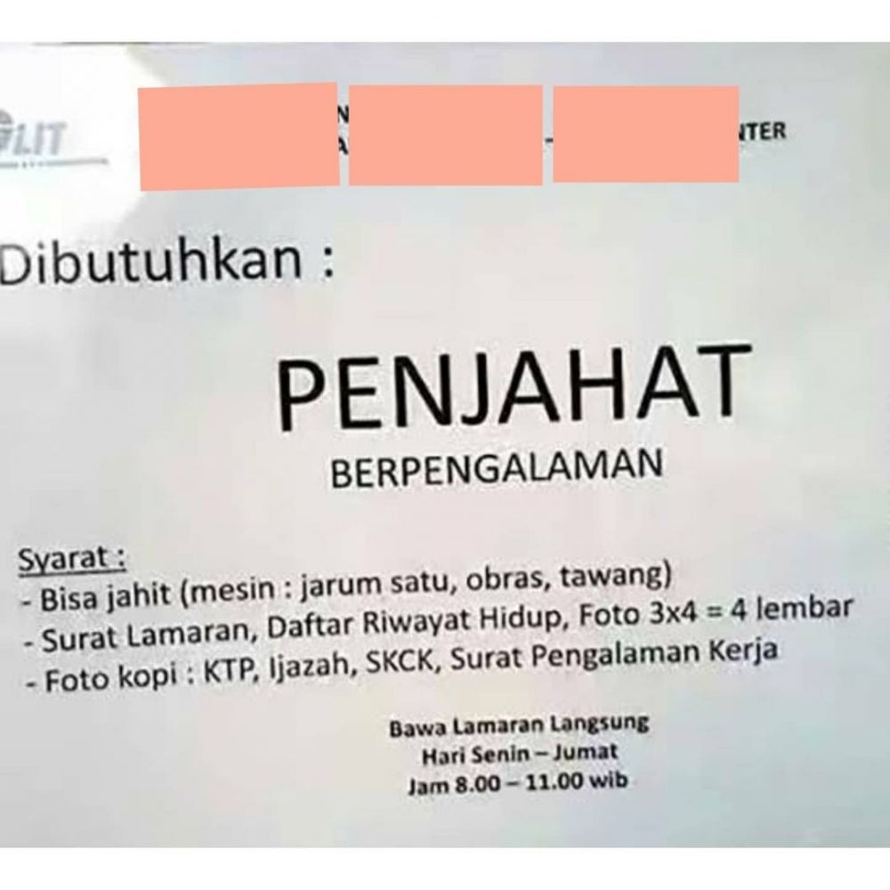 Bikin yang Baca Heran, Ini 10 Tulisan Pengumuman Kocak di Tempat Umum