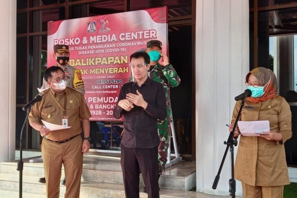 Kasus COVID-19 di Balikpapan Turun, Namun Klaster Keluarga Naik