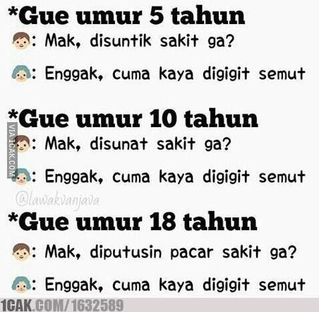 10 Meme Kebohongan Emak Saat Anak Masih Kecil, Lucu Kalau Diingat!