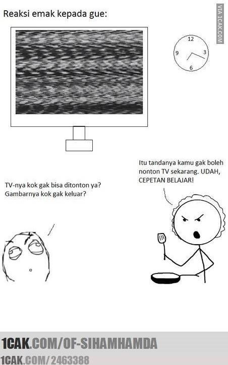 10 Meme Kebohongan Emak Saat Anak Masih Kecil, Lucu Kalau Diingat!