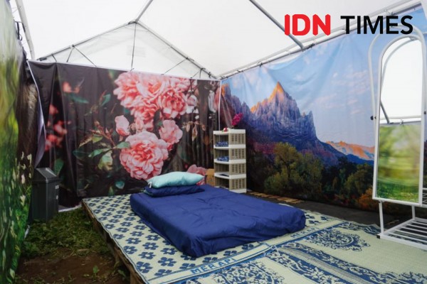 Ada Bilik Asmara di Barak Pengungsian Merapi, Khusus untuk Pasutri