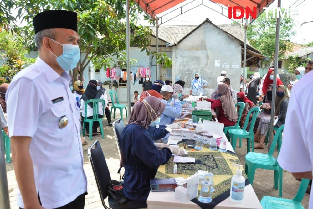 Masyarakat Sekitar Lokasi Haul Akbar di Tangerang Jalani Rapid Test