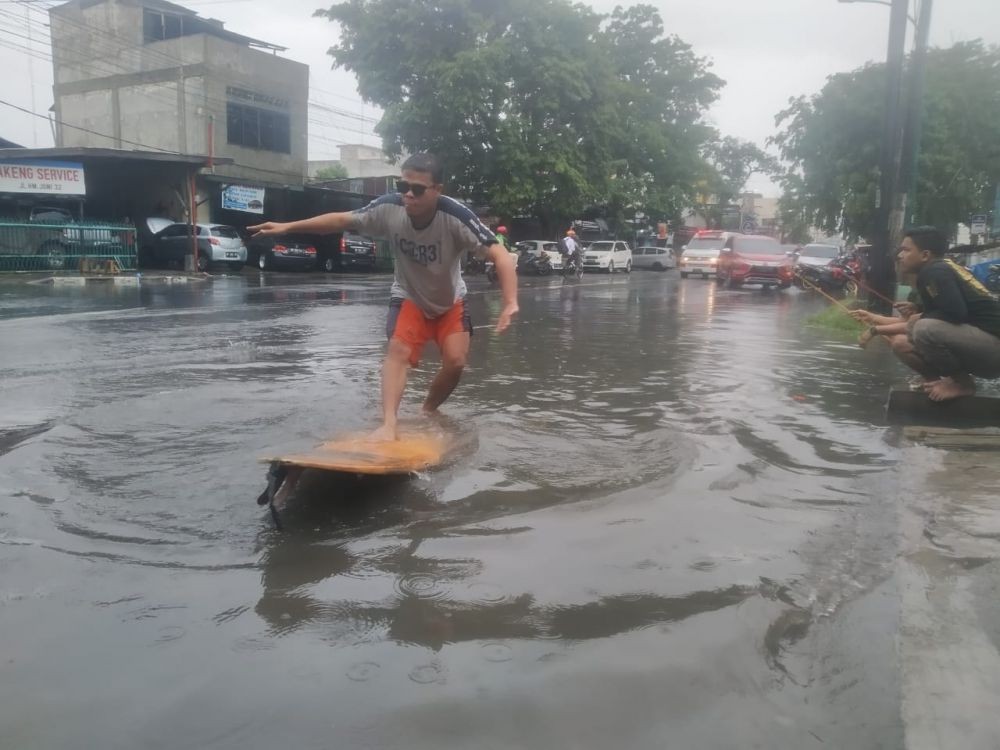 Ini Beberapa Titik Lokasi Banjir Parah di Kota Medan dan Sekitarnya