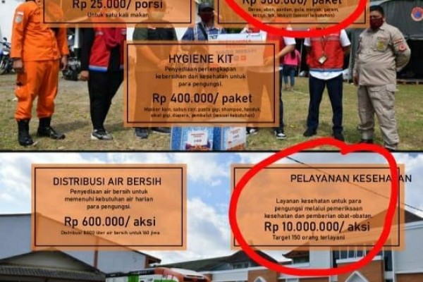 Pemkab Sleman Telusuri Poster Paket Donasi Bencana Gunung Merapi