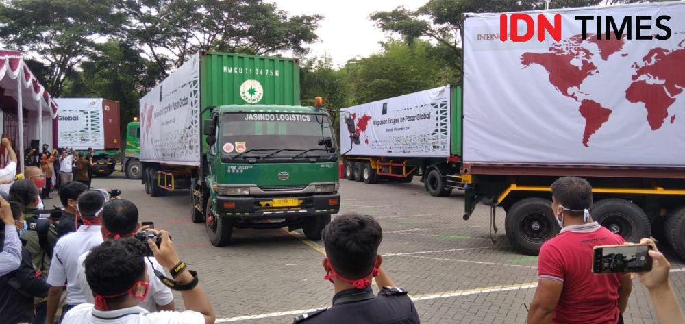 7 UMKM Ekspor Perdana, Jokowi Lepas Produk RI Senilai Rp23,75 T ke Pasar Global