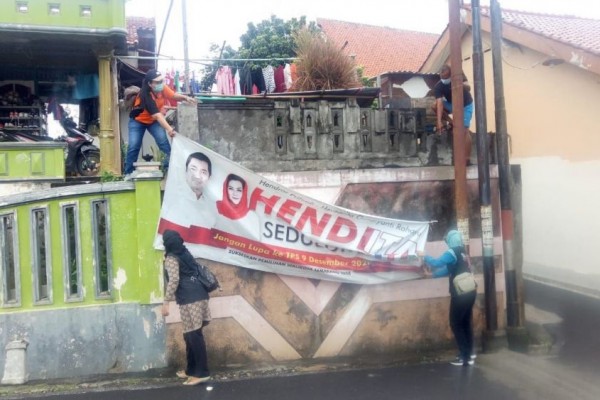 Masa Tenang, 145 Alat Peraga Kampanye di Semarang Ditertibkan