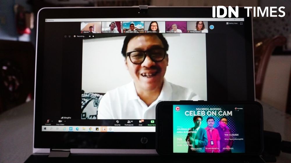 Bincang Seru dengan Vidi Aldiano di Celeb On Cam Telkomsel 