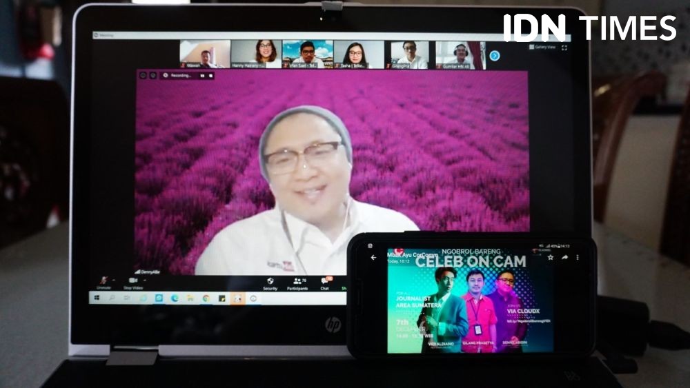 Bincang Seru dengan Vidi Aldiano di Celeb On Cam Telkomsel 