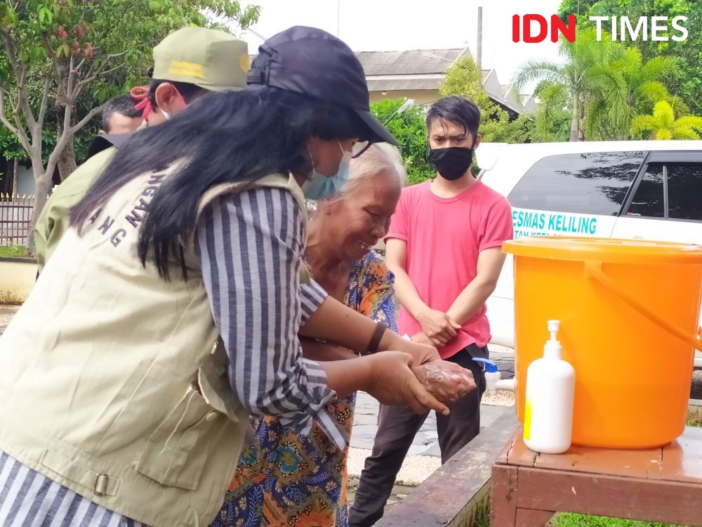 Coblosan saat Pandemik, Werkudara Pakai Face Shields Jaga TPS Semarang