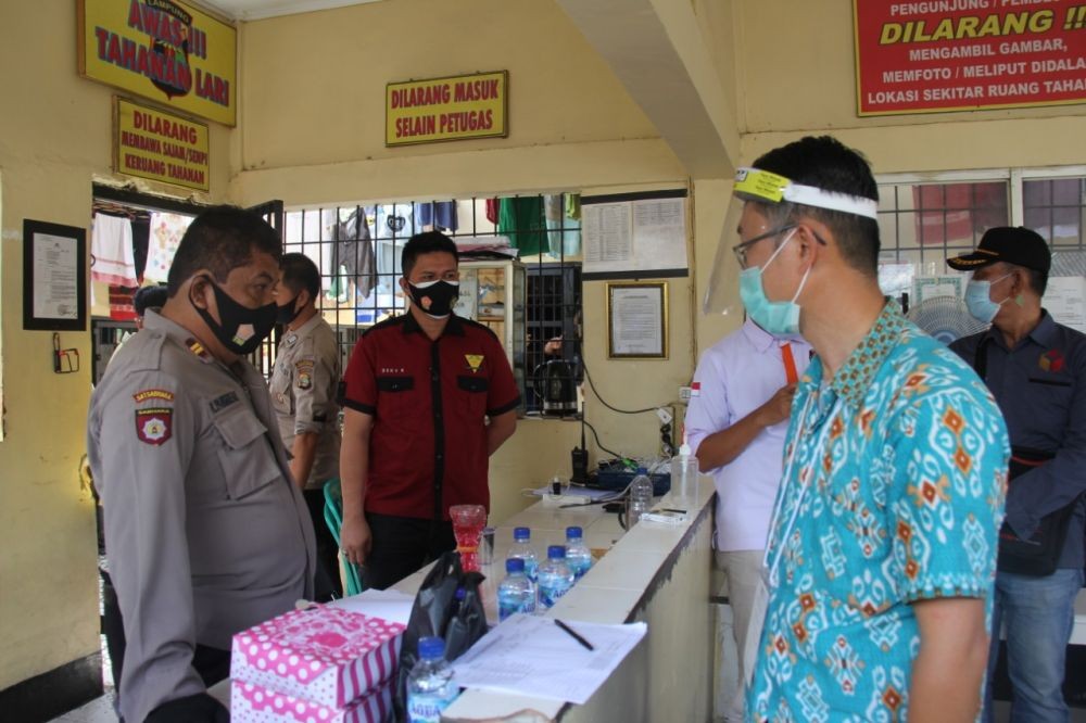 Melongok Tahanan Polresta Coblos Pilwali Bandar Lampung