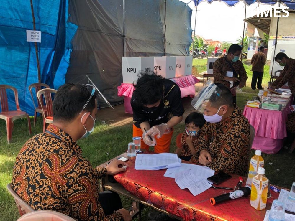 [FOTO] Potret Pilkada di Ogan Ilir: Lebih Tertib dengan Protokol