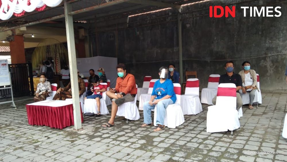 10 Potret Suasana Pilkada di Banjar Kertasari, Dihadiri Menteri PPPA
