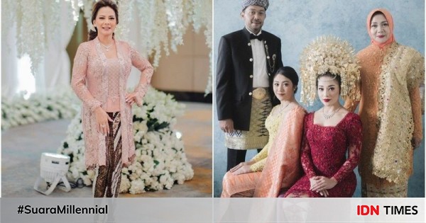 6 inspirasi kebaya ibu di pernikahan artis dan influncer 2020, apik!