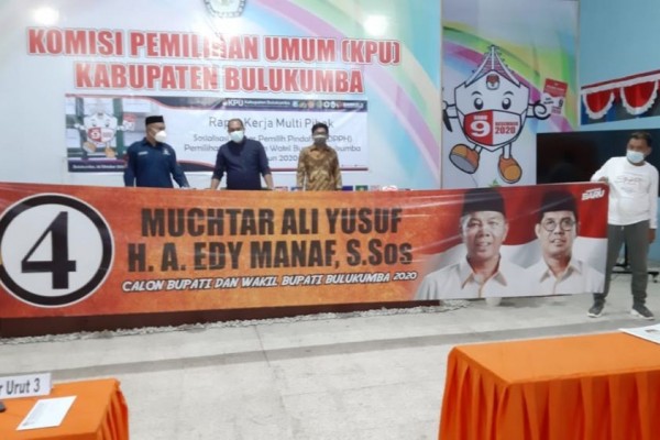 Gugatan Pilkada Bulukumba, Bawaslu Putuskan Paslon 4 Tidak Melanggar