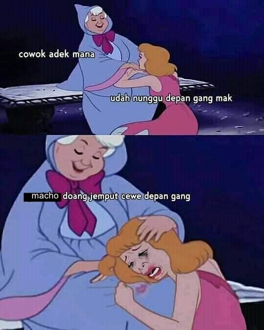 10 Meme Kocak Jemput Pacar di Depan Gang, Gak Macho?