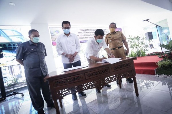 Penuhi Kebutuhan Air Bersih, PDAM Tirtawening Tarik Air Waduk Saguling