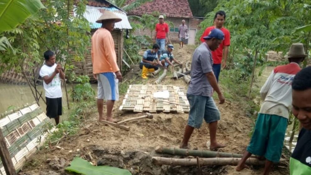 Banjir di Kabupaten Mojokerto, Tagana Mulai Dirikan Dapur Umum
