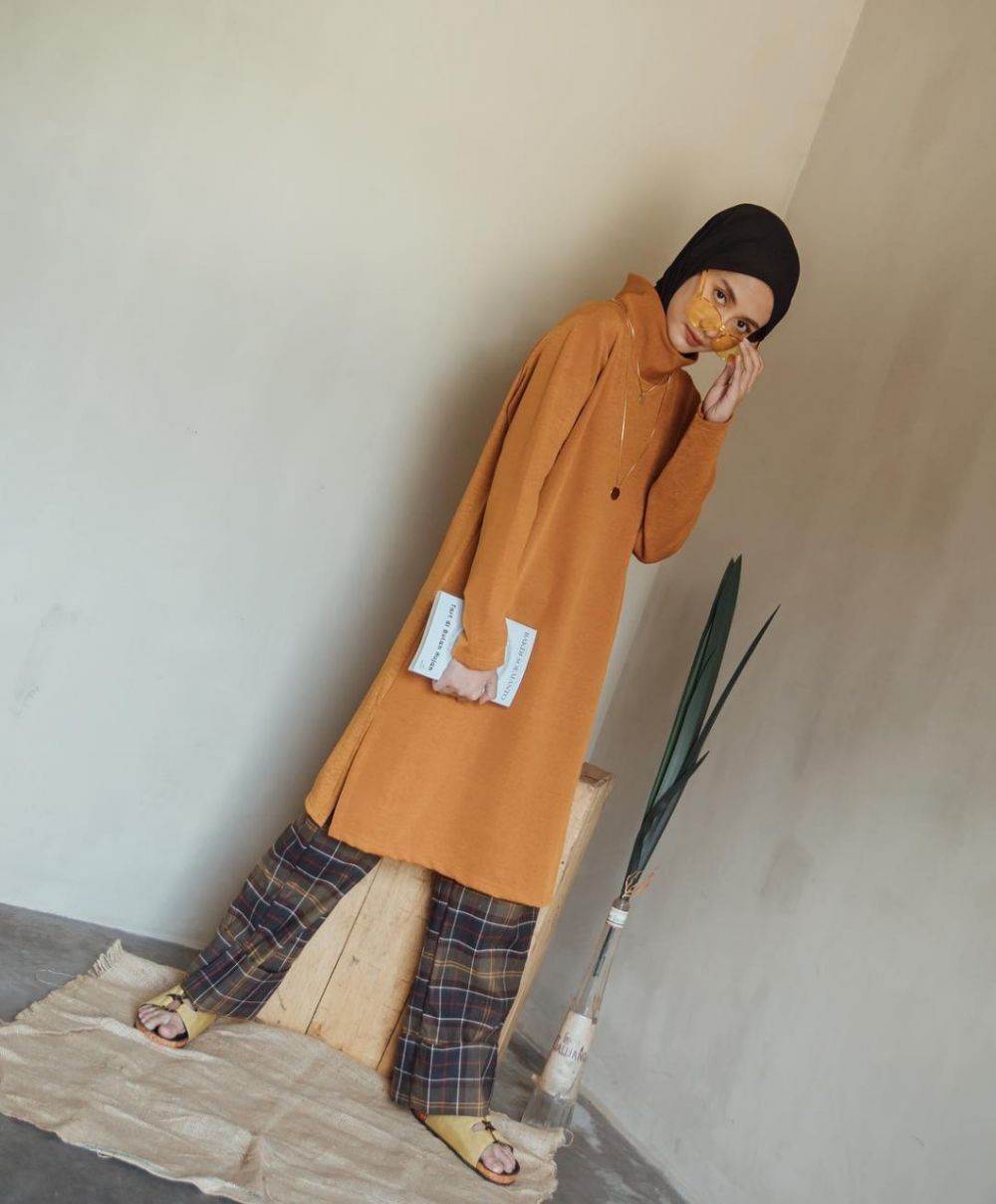 Ootd Tunik Motif / 8 OOTD Tunik Putih Kekinian Untuk Hijaber Bertubuh