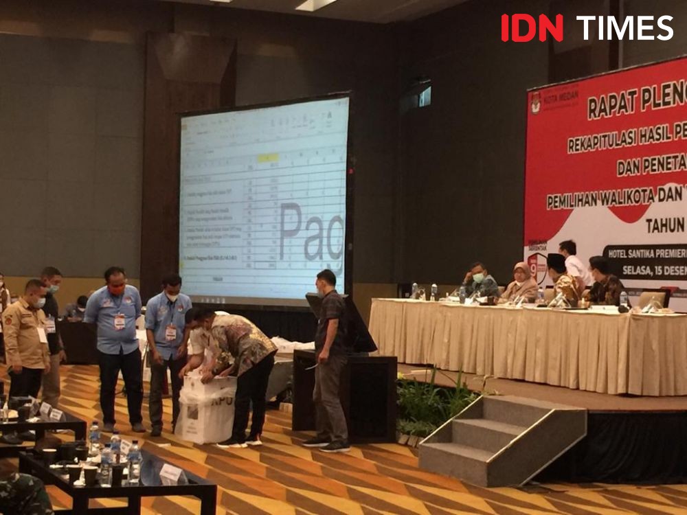 Gelar Pleno, KPU Medan Pastikan Rekapitulasi Sudah Masuk Semua