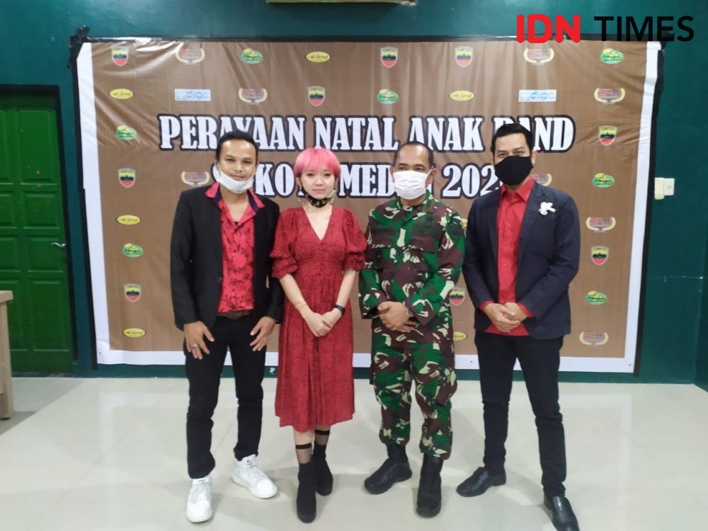Anak Band se-Kota Medan Rayakan Natal di Masa Pandemik COVID-19