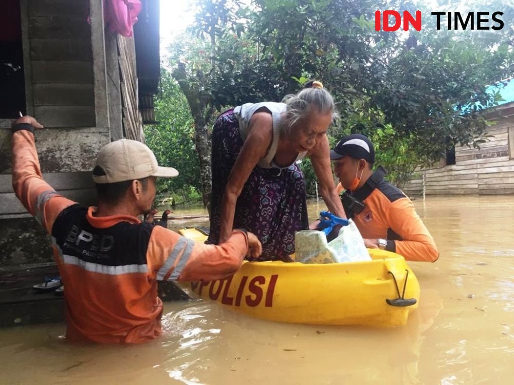 Akibat Hujan, Dua Wilayah di Penajam Paser Utara Terendam Banjir