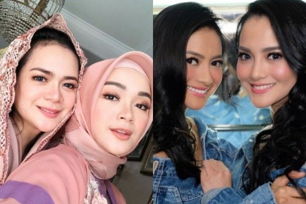 Bak Pinang Dibelah Dua, 10 Artis Kakak Adik Kerap Dikira Kembar