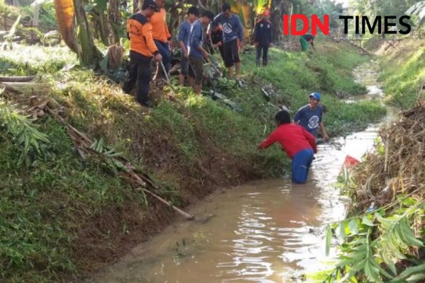 Kakak Temukan Adik Ipar Meninggal Dunia di Selokan Sawah Tanggamus