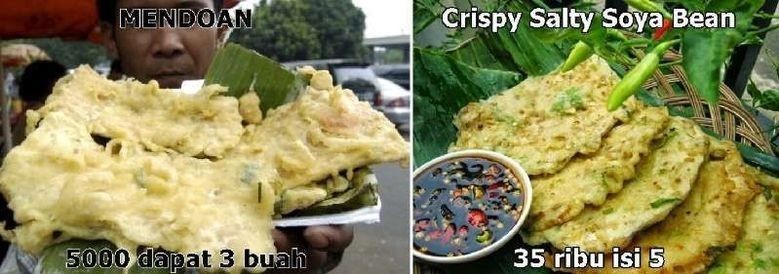 10 Meme Beda Harga Makanan Pakai Nama Indonesia Vs Inggris