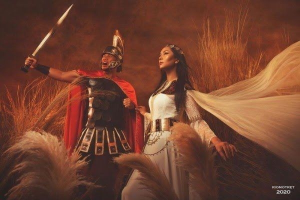 Gladiator Cinta! 9 Foto Prewedding Vicky Prasetyo dan Kalina Oktaranny
