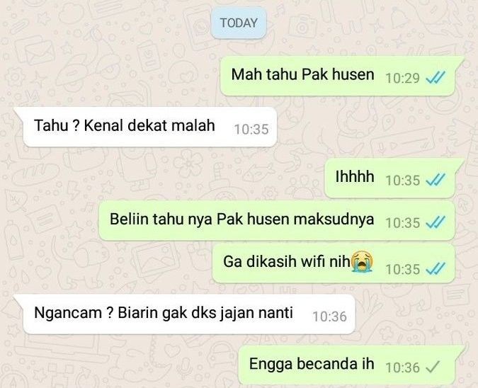 10 Chat dengan Ibu Ini Balasannya Bikin Ketawa