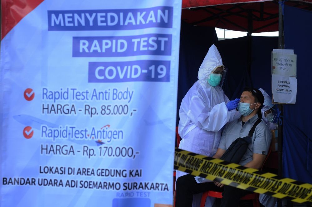 Penumpang Pesawat ke Lampung Cukup Tunjukkan Hasil Tes Negatif Antigen
