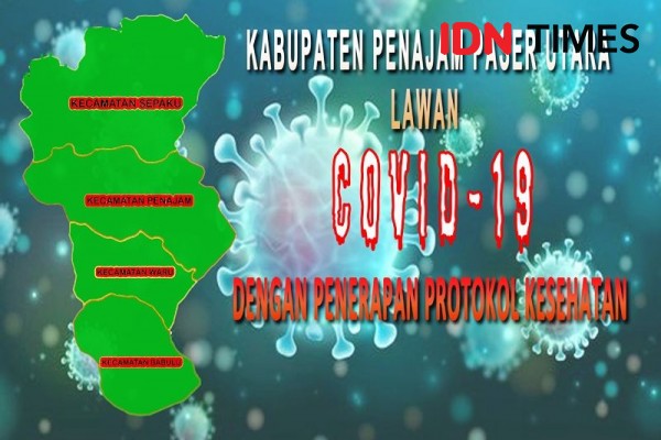 Dua Warga Sepaku dan Empat Asal Penajam PPU Positif COVID-19