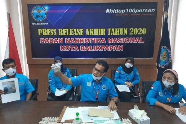 Di 2020, BNNK Balikpapan Amankan Sabu hingga Ganja Sintesis