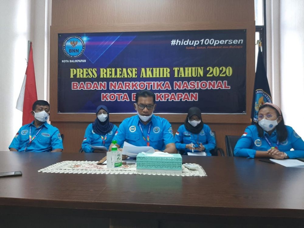 Di 2020, BNNK Balikpapan Amankan Sabu hingga Ganja Sintesis