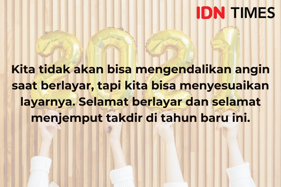 10 Ide Ucapan Tahun Baru, Sambut 2021 dengan Optimis dan Ria