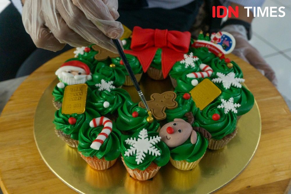 [FOTO] Cupcake Imut Senirasa Semarang, Bikin Suasana Natal Jadi Hangat