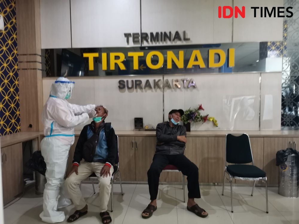 Terminal Tirtonadi Solo Layani Rapid Test Antigen Gratis!