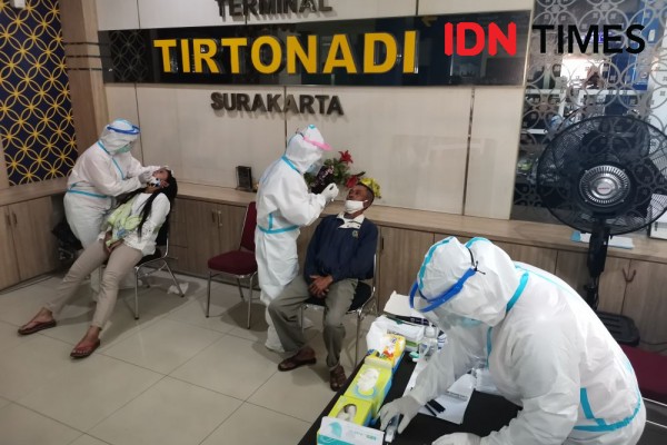 Terminal Tirtonadi Solo Layani Rapid Test Antigen Gratis!