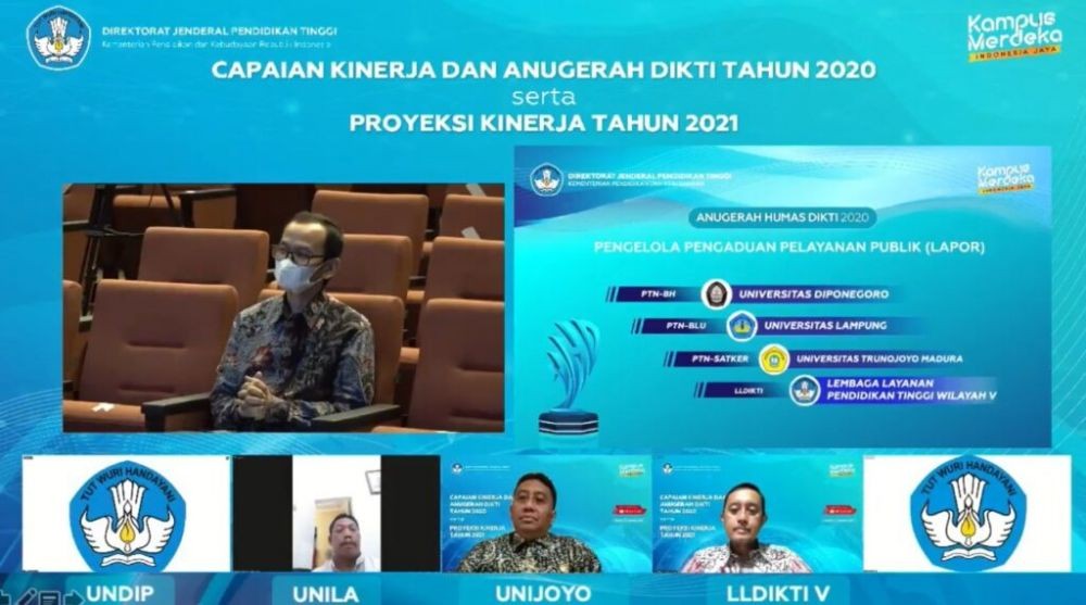 Fakta Menarik 2 PTN Lampung Peraih Penghargaan Dikti 