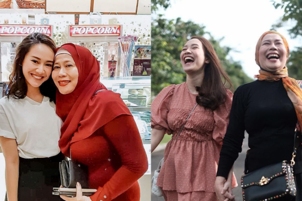 10 Potret Akrab Dewi Yull Bersama Menantu, Dekat Seperti Sahabat