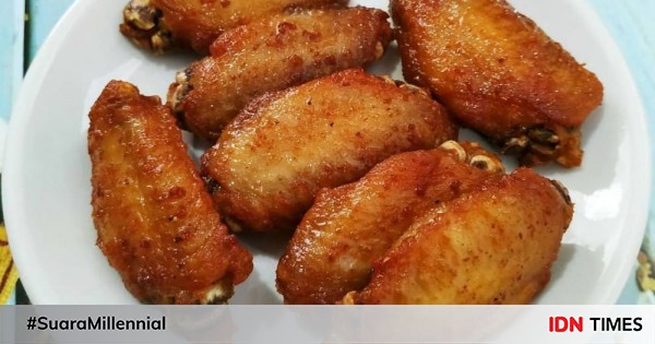 Resep Chicken Wings ala Pizza Hut, Praktis Tanpa Oven