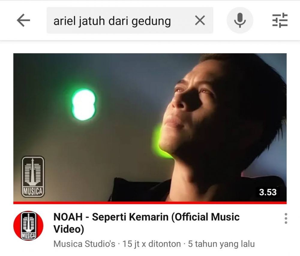 Bikin Ngakak! 13 Keyword Ariel Cari Lagu NOAH Ngawur tapi Manjur