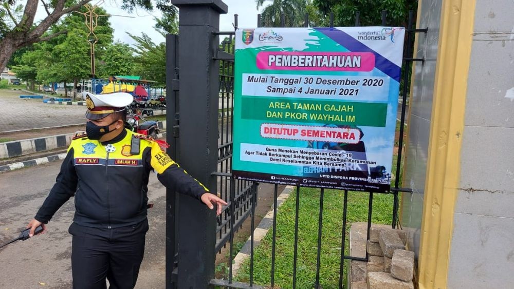 Catat! 7 Titik Jalan Bandar Lampung Ditutup Jelang Akhir Tahun
