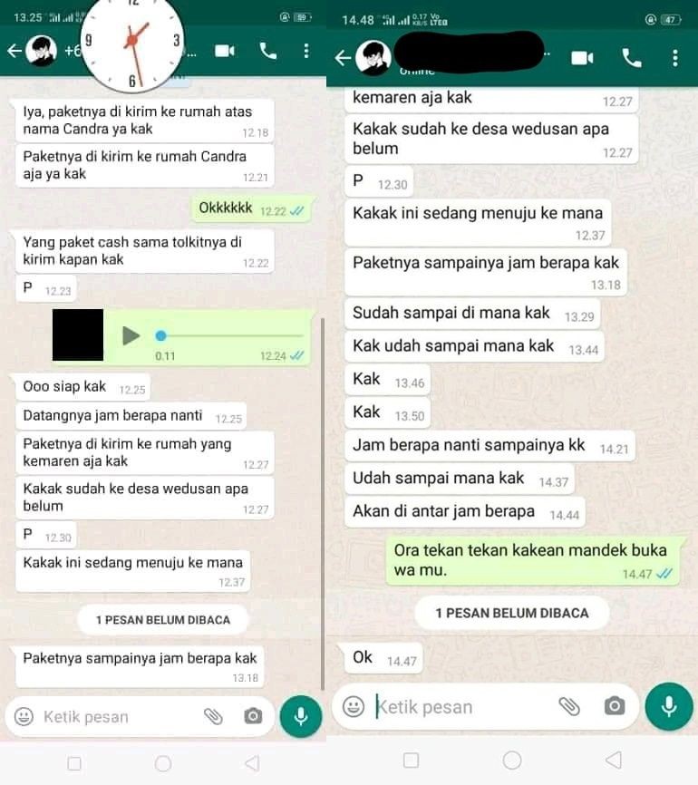 Berakhir tak Terduga! 10 Chat Kocak Pembeli Online Shop dan Kurir
